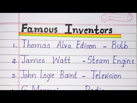 Famous Inventors