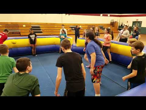 Gaga Ball at Overlook Middle School in Ashburnham, March 5, 2019