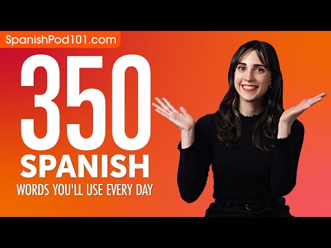 350 Spanish Words You'll Use Every Day - Basic Vocabulary #75