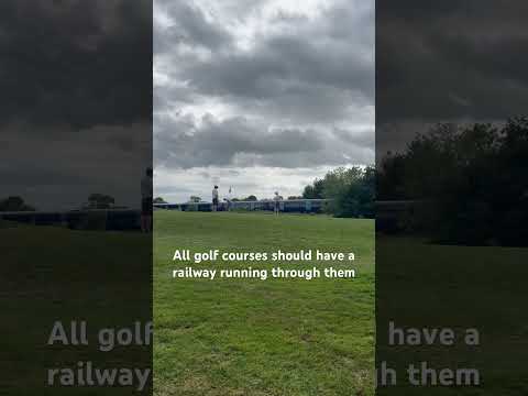 All golf courses should have railway running through them