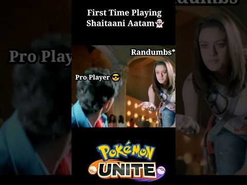 First time playing Genger 😆|| Pokemon unite