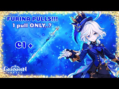 FURINA PULLS! It took only 1 fate…😱|| Genshin Impact ||