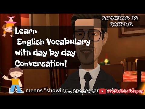 Learn English Vocabulary with Day by Day Conversation! -  Sharing is Caring