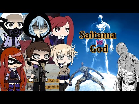 Mha Villains react to Saitama vs God || Part- 5