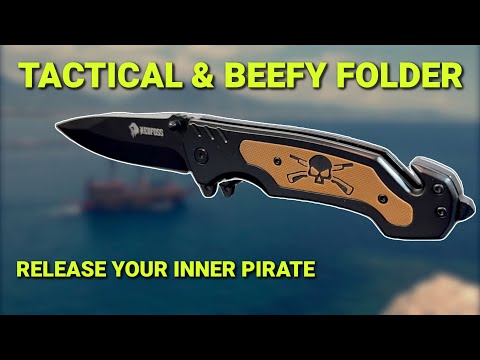 NedFoss NF18 Tactical Folding Knife Review ~ The Pirate Skull EDC Powerhouse!