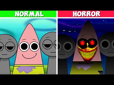 Incredibox - Sprunki but Spongebob (Normal VS Horror Comparison)