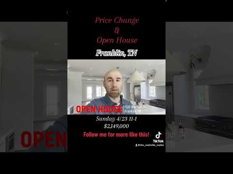 Luxury Home Outside of Nashville - Open House in Franklin This Weekend