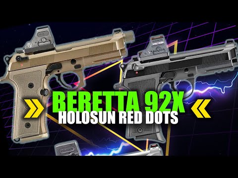 Beretta 92X Optics Ready - Best Holosun Red Dots