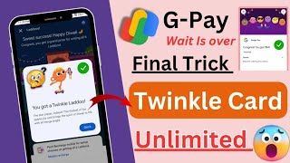 G-Pay Twinkle Ladoo Trick // How To Get Gpay Twinkle Card // Google pay laddoos offer trick