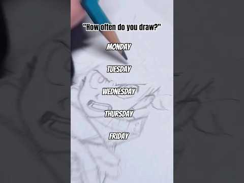 How often do you draw? #anime #art #animeart #drawing #fanart