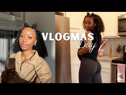 VLOGMAS DAY 7 | Back In The Gym, Bantu Knots And Trying To Stay On Track