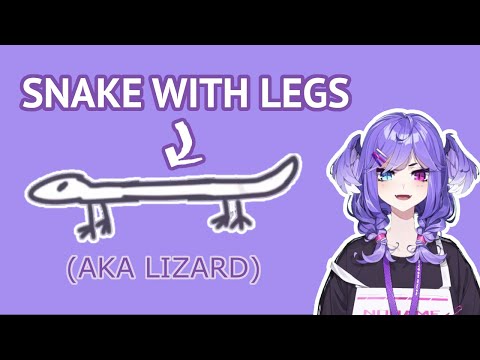 Snakes are Dragon Lite, while Snakes with Legs are Lizards [Selen Tatsuki | Nijisanji EN]