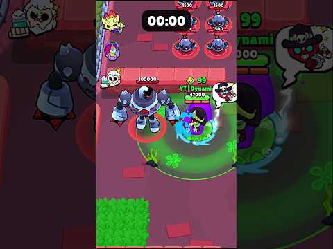 Boss Robo Vs 99 Cube Brawlers #shorts #brawlstars