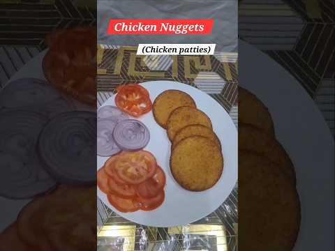 Chicken patties Recipe |Chicken Nuggets #lunchboxrecipes #chickenburger #patties #snacks #streetfood