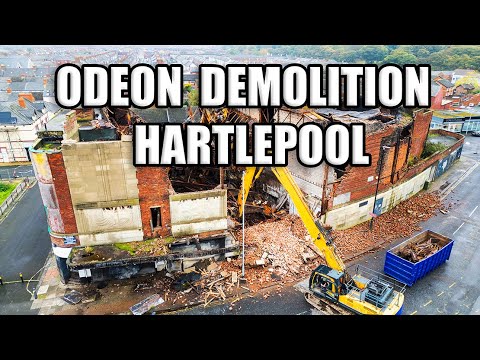 ODEON CINEMA DEMOLITION HARTLEPOOL