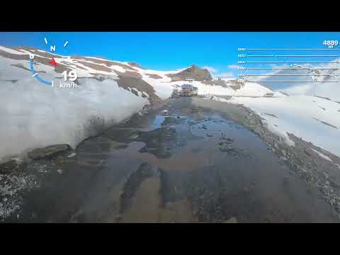 beautiful snowy mountains near Barlachla Pass. #motorcycle #solotraveladventure #soloriders