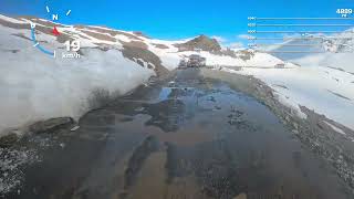 beautiful snowy mountains near Barlachla Pass. #motorcycle #solotraveladventure #soloriders