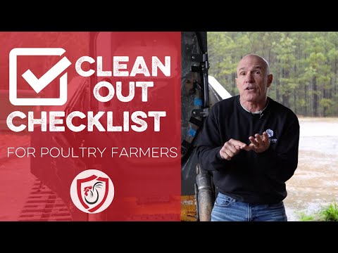 Poultry House Cleanout Checklist