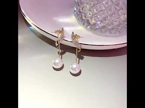 pearl earrings