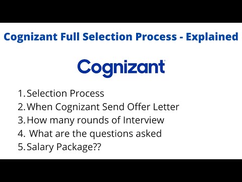 Cognizant Selection Process Explained | Assessment Offer Letter Tr Round HR Interview Rounds