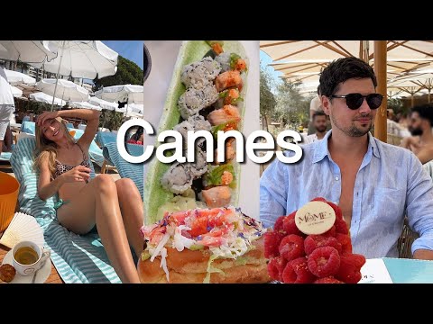 Cannes Vlog, France Summer 2024 | Beach Party at La Môme Plage