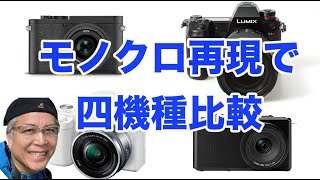 モノクロ再現で4機種比較