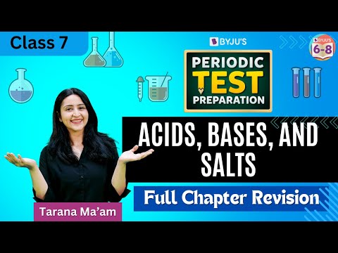 Acids, Bases, and Salts FULL CHAPTER REVISION | Science Chapter 4 | Class 7 | CBSE