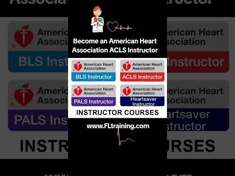 ❤️ Become an American Heart Association CPR, BLS, ACLS, and PALS Instructor