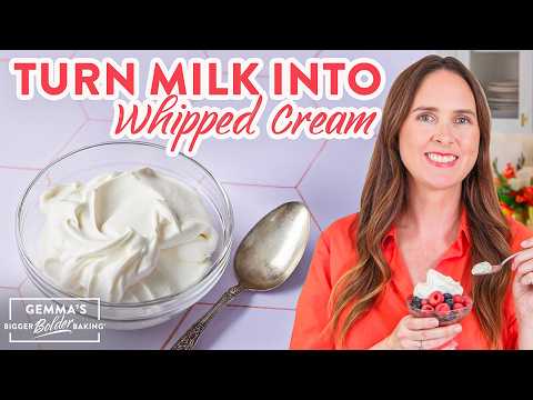 How to Make Whipped Cream Without Heavy Cream