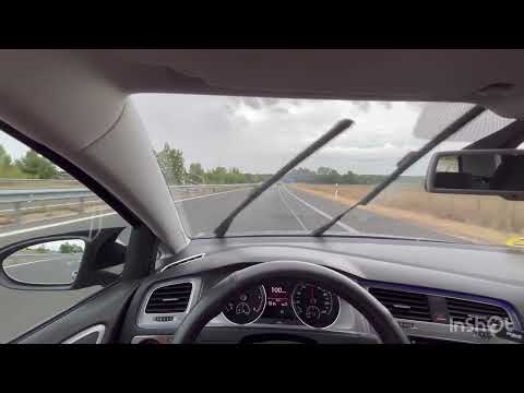 2014 VW GOLF 7 1.6 TDI POV Drive (4K)