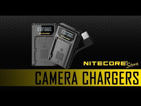 NITECORE Digital USB Camera Battery Chargers - Sony, Canon, Leica, Nikon, Fujifilm, GoPro