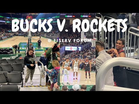 GOING TO A BUCKS GAME: Bucks vs Rockets 12.22.21