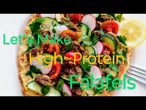 High Protein🌿 Let's Make Vegan Mediterranean Falafels💫