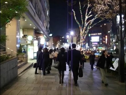 2009 夜の竹下通りと表参道 091202-LCNE