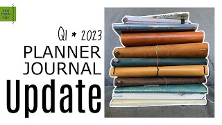 Planner Flip Through: Quarter One Planner and Journals * Hobonichi * Traveler's Notebook