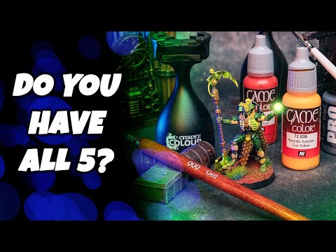 5 Essential Items You Need for Painting Warhammer Miniatures! (or any minis)