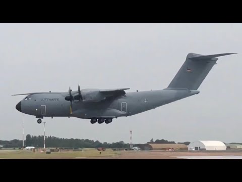 RIAT 2019 - A-400 GERMAN AIR FORCE Arrival 🇩🇪