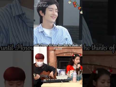 IU serenading LJG for Christmas 🙊😍😘💖🎄💖🎄💖🎄#leelee #moonlovers #ScarletHeartRyeo #leejoongi #iu