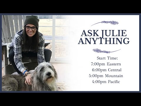 Your Pet Questions Answered: Ask Julie Anything MAY - w/ Julie Anne Lee DCH, Adored Beast Apothecary