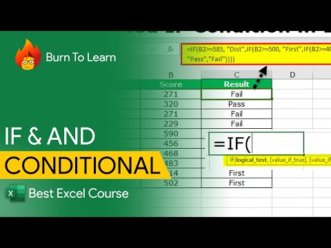 Conditionals IF & AND | Excel