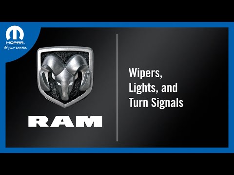 Wipers, Lights, and Turn Signals | How To | 2024 Ram ProMaster