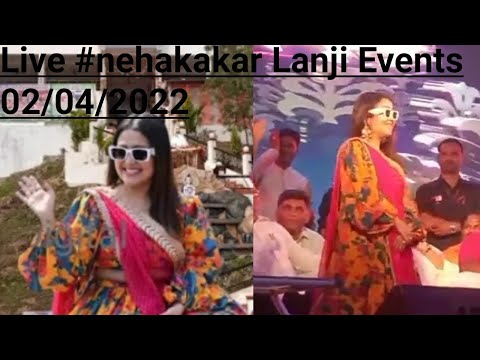 #nehakakkar live Bollywood mashup in wari lanji Kirnapur Balaghat 02/04/2022 #nehakakarlanji