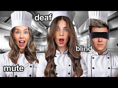 BLIND DEAF MUTE BAKING CHALLENGE! She's HECTIC!!