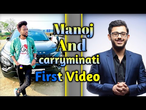 😱🥺Manoj dey And Carryminati First Video 🥺🙏#trending