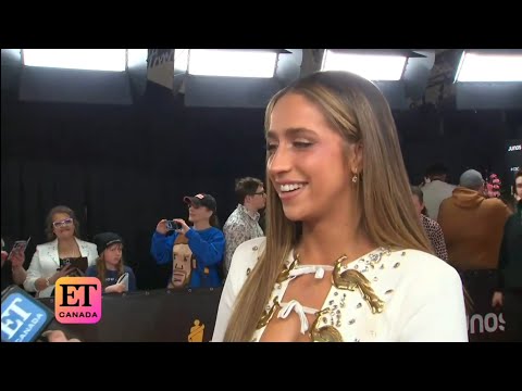 Tate McRae Interview at The Junos Red Carpet | ET Canada