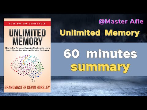 Summary of Unlimited Memory by Kevin Horsley | 60 minutes audiobook summary | #SelfHelp