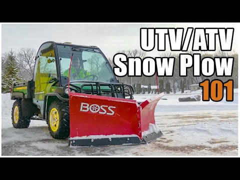 How to Snowplow with an ATV | Snow Plowing 101