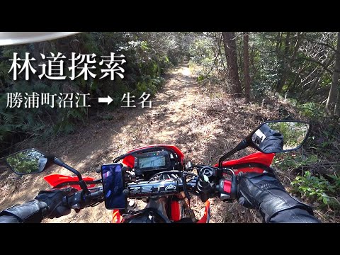 林道・勝浦町沼江～生名（徳島県勝浦町）【CRF250Ls・MD47】