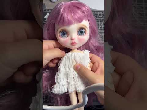 New custom Blythe doll #doll #customblythedoll #blythecustom #ooakblythe #blythedoll