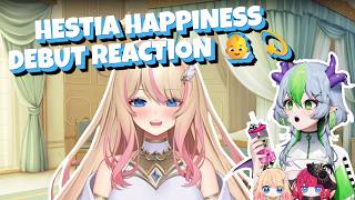 Hestia Happiness Stream Debut | Froot Haruka and Michi Reaction to New Vshojo Member ~ Hestia👼💫